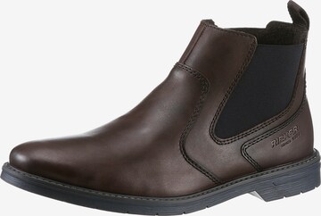 Rieker Chelsea boots i brun: framsida