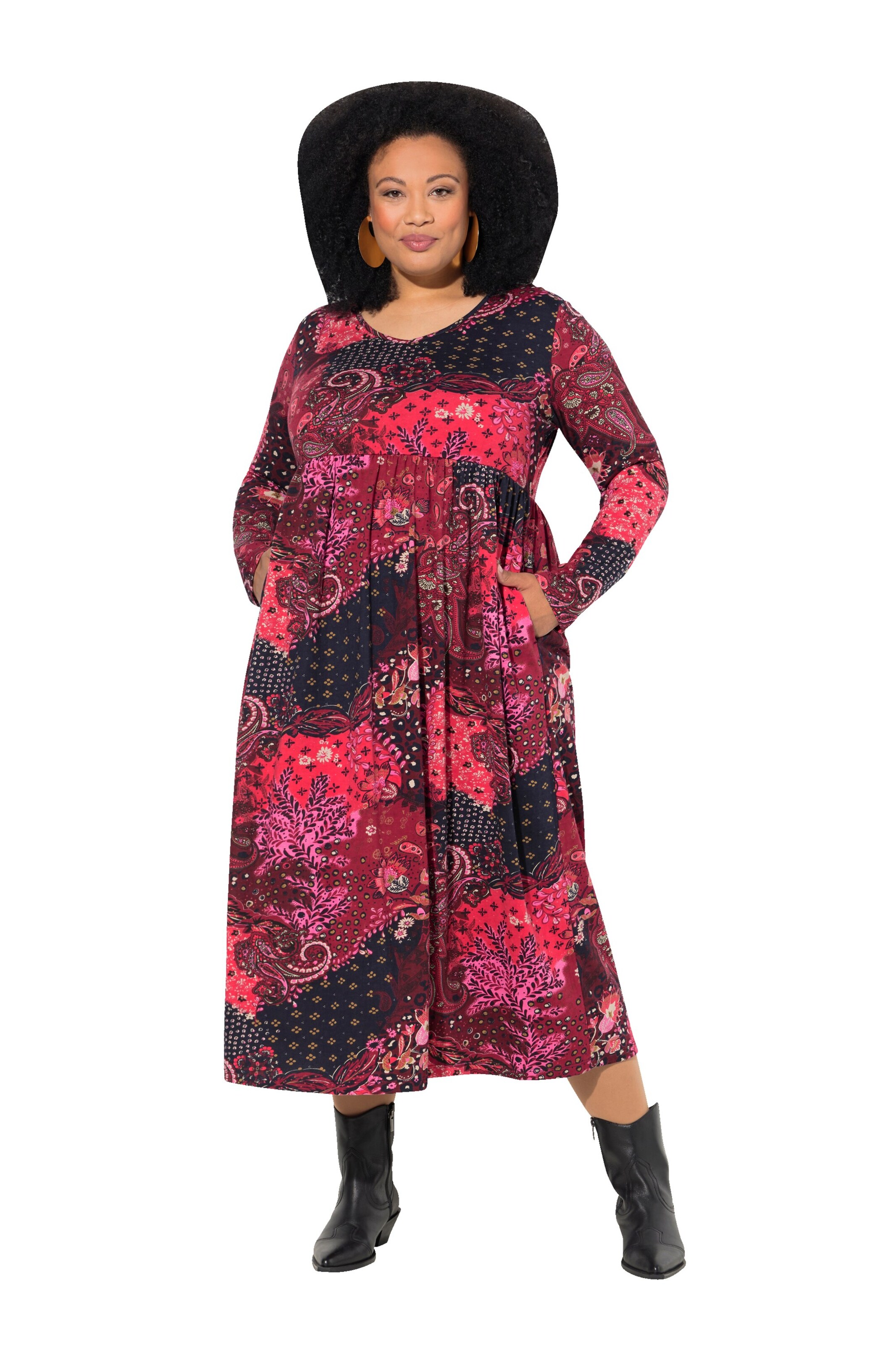 Robe Ulla Popken en rouge