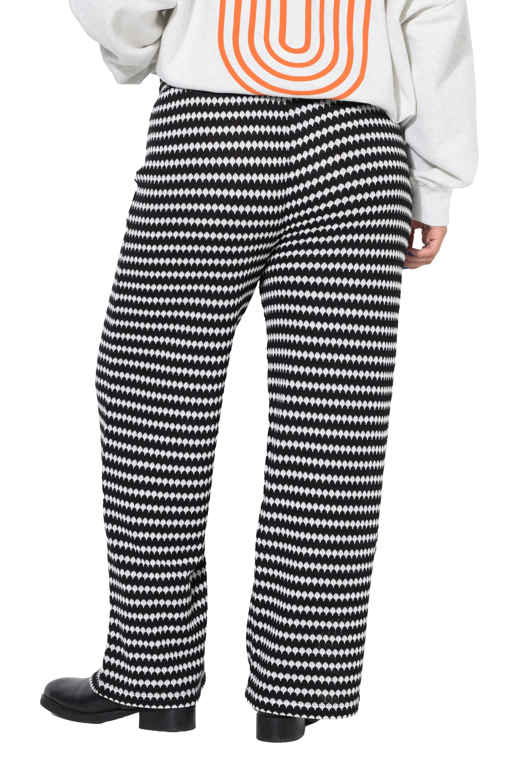 Studio Untold Wide Leg Hose in Schwarz
