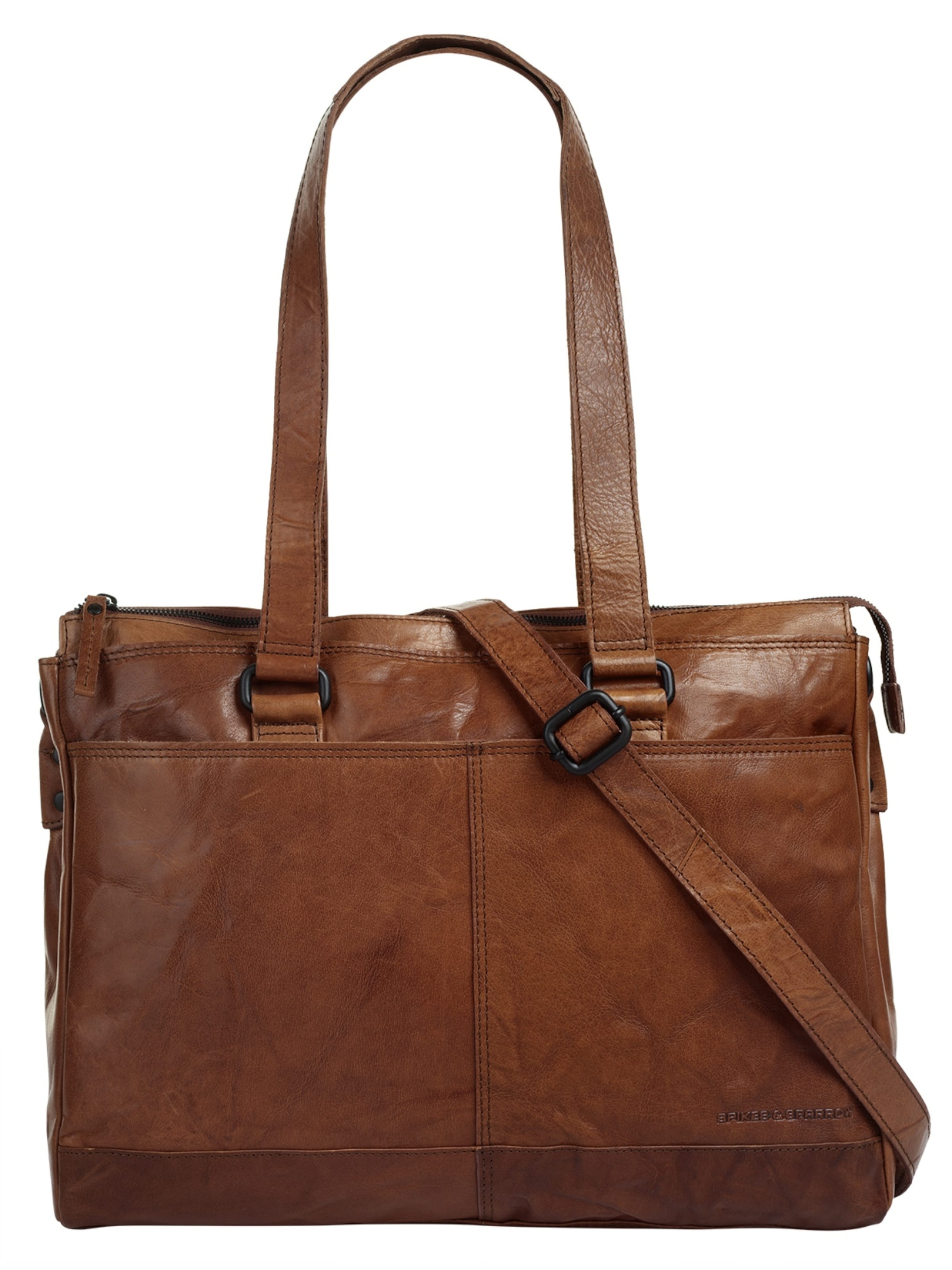 Spikes & Sparrow Shopper in Brown: front