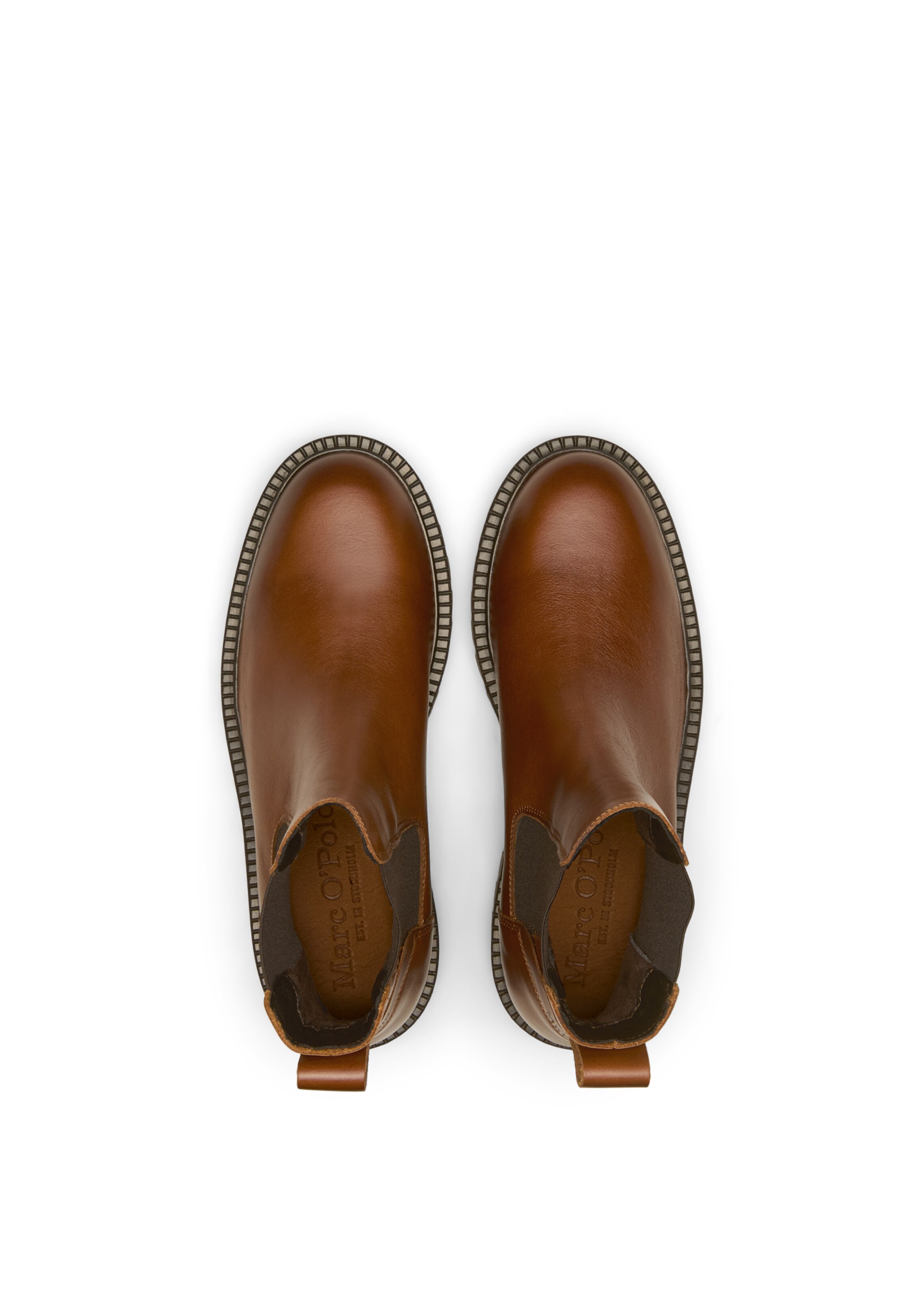 Marc O'Polo - Botas chelsea 'Phia' em castanho