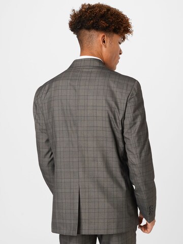 Coupe slim Veste de costume BURTON MENSWEAR LONDON en gris