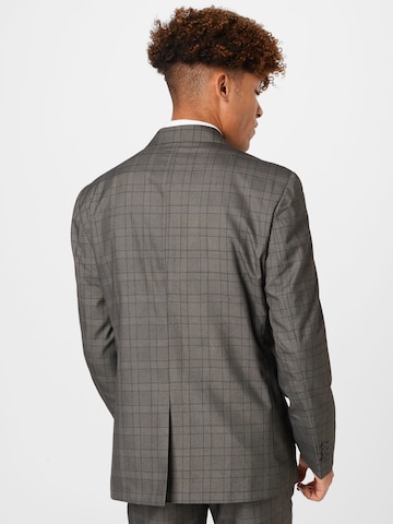 Coupe slim Veste de costume BURTON MENSWEAR LONDON en gris