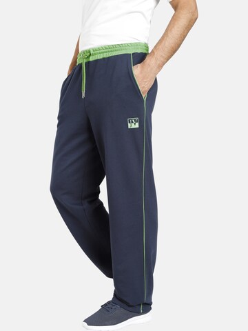 Jan Vanderstorm Regular Trousers 'Rentius' in Blue