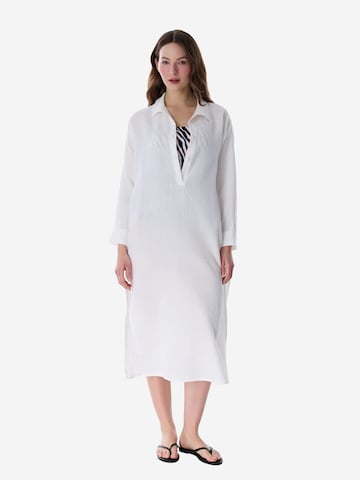 Penti Strandkleid 'PENTI Bia Kaftan mit langen Ärmeln'‌‌‌‌‌‌‌‌‌‌ in Weiß: Vorderseite