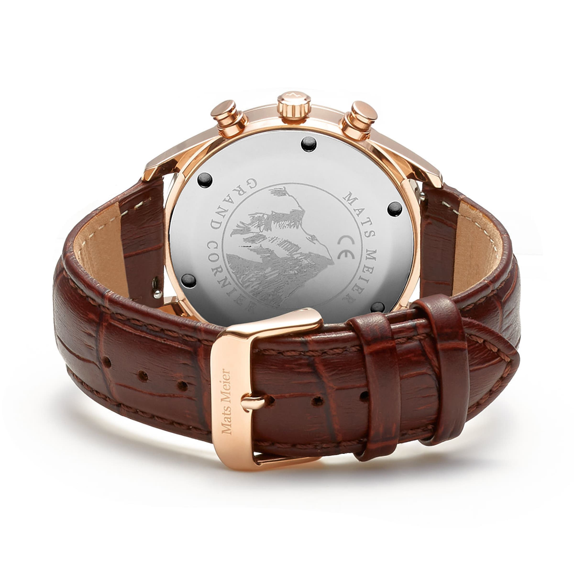 Mats Meier Uhr in Braun