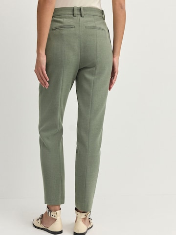 Coupe slim Pantalon à plis Next en vert