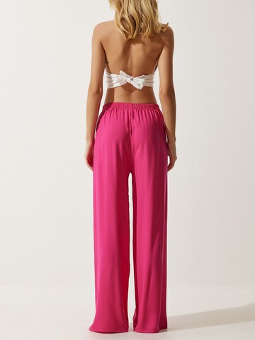 Wide Leg Pantalon Happiness İstanbul en rose