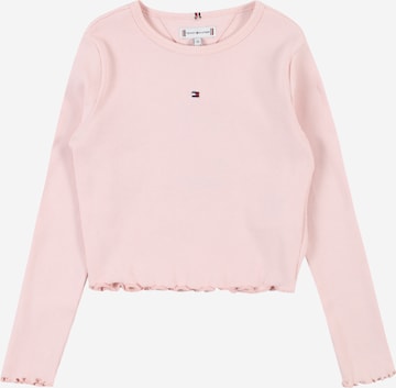 TOMMY HILFIGER Shirt 'Essential' in Pink: front