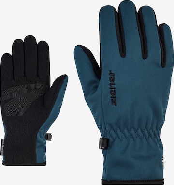 ZIENER Athletic Gloves 'LIMPORT' in Blue: front