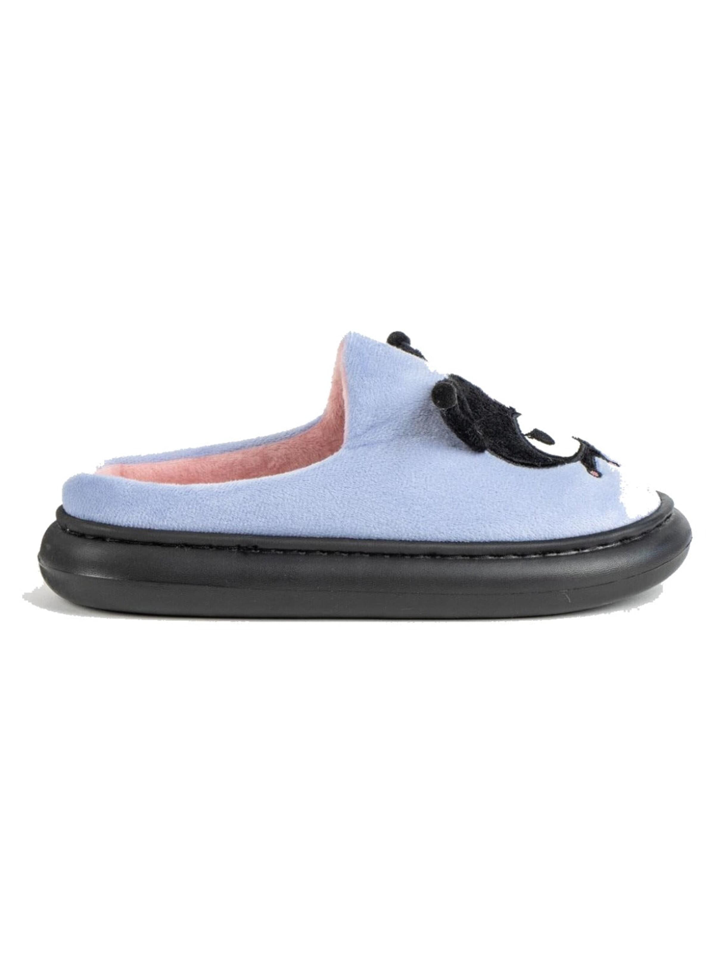 HELLO KITTY Huisschoenen in Blauw: voorkant