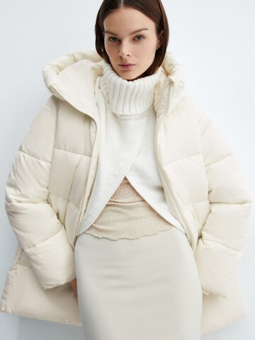 MANGO Winter Jacket 'Tokyo' in White