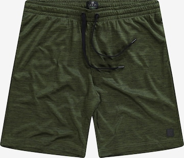 JAY-PI Loose fit Workout Pants in Green: front