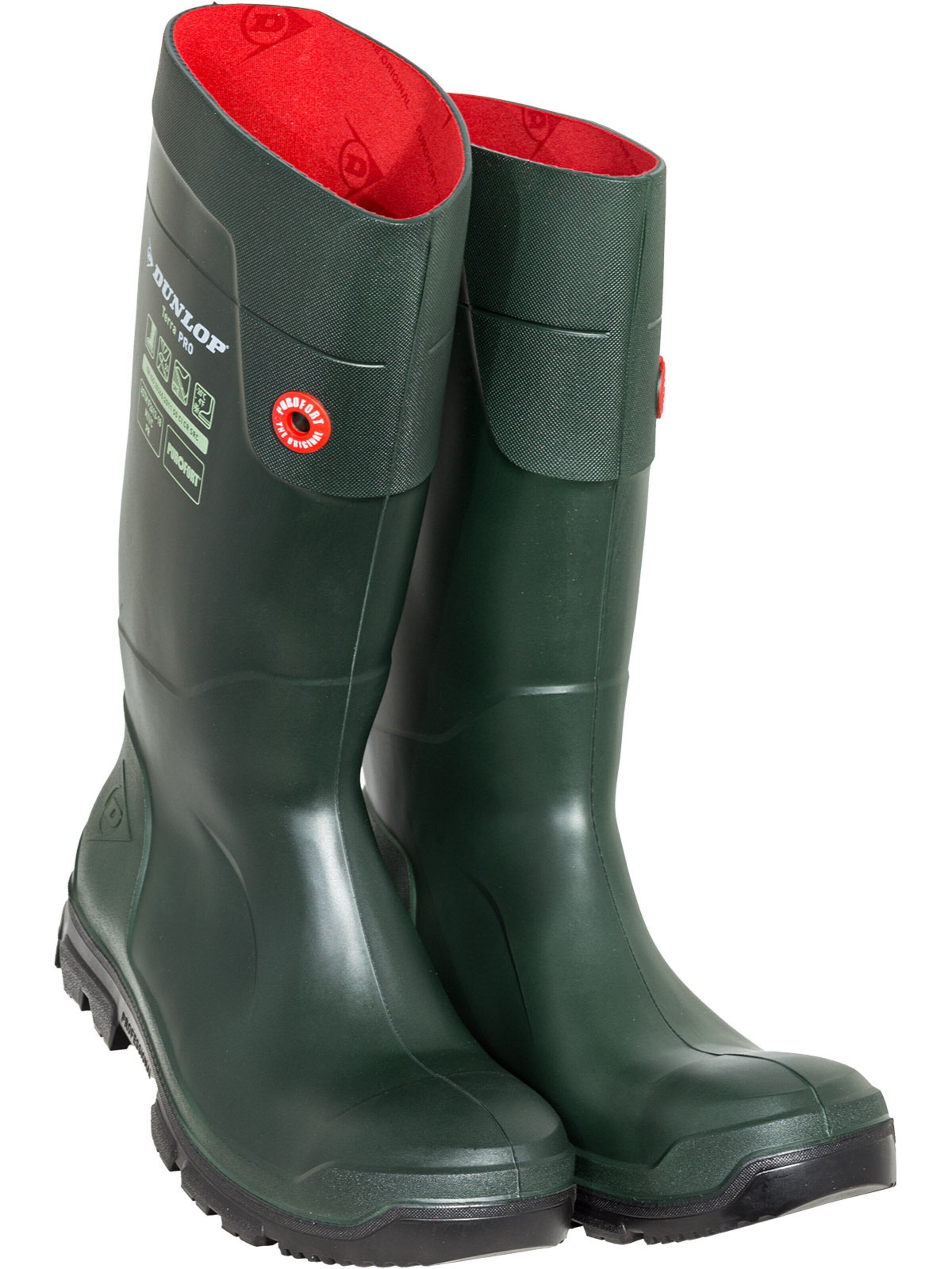 DUNLOP Boots 'Stiefel Purofort TerraPRO' in Green