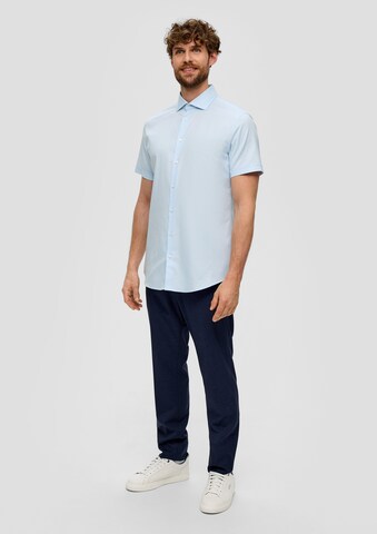 s.Oliver BLACK LABEL Slim Fit Hemd in Blau