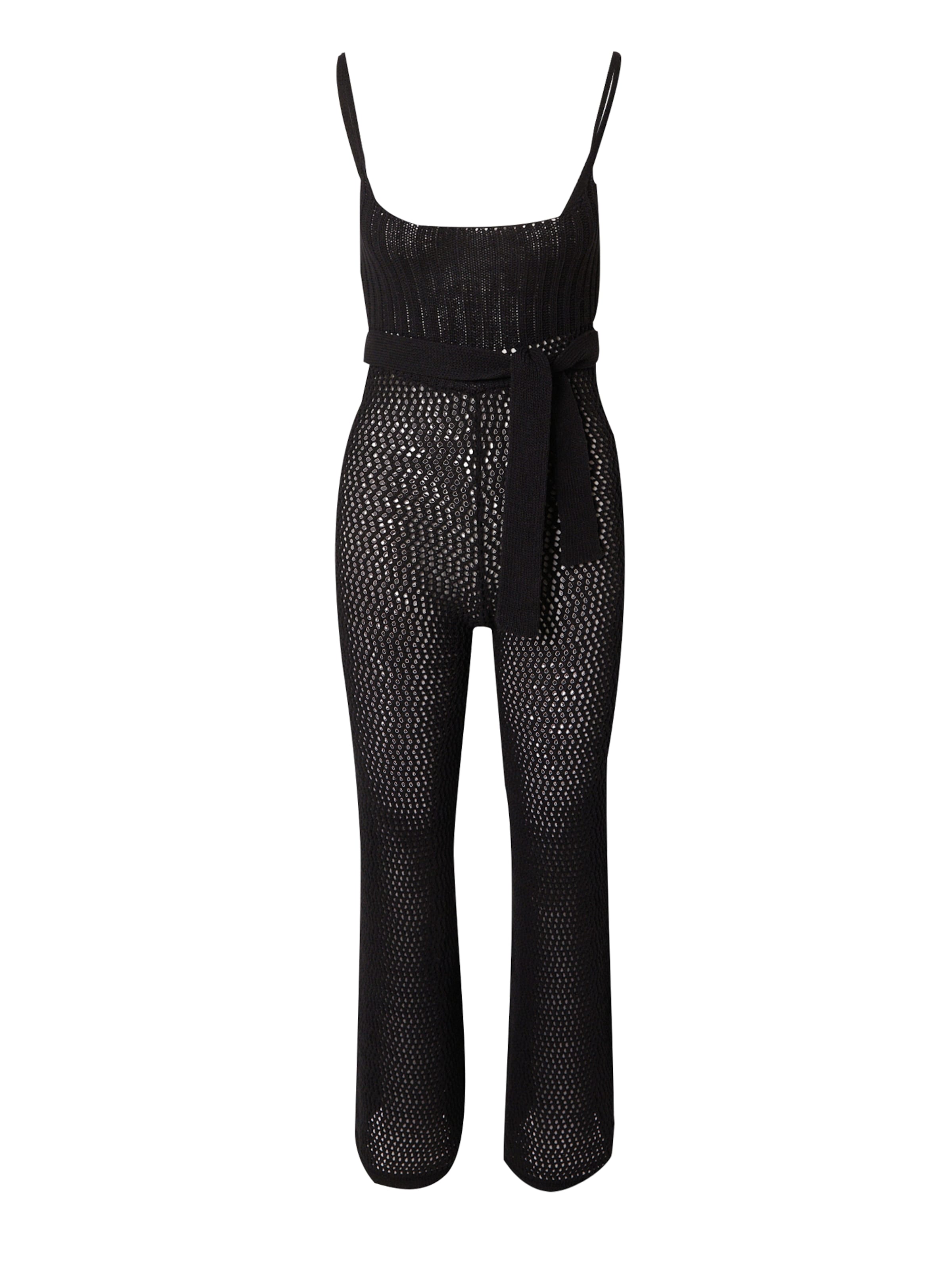 Nasty Gal Kombinesoon, värv must: eest vaates