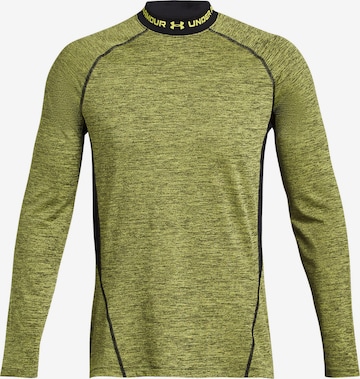 UNDER ARMOUR Functioneel shirt 'Twist Mock' in Groen: voorkant