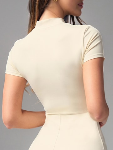 FemmeTone Athletic Bodysuit in Beige