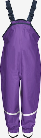 PLAYSHOES Loosefit Functionele broek in Lila: voorkant