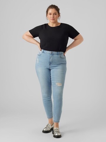 Vero Moda Curve Skinny Kavbojke | modra barva