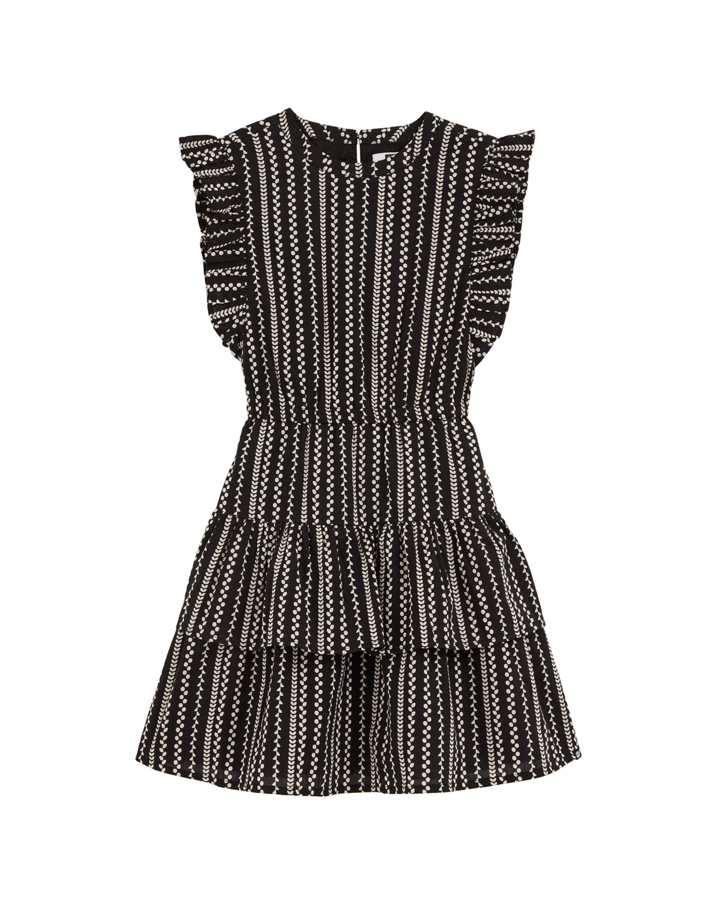 WE Fashion Šaty – černá: přední strana