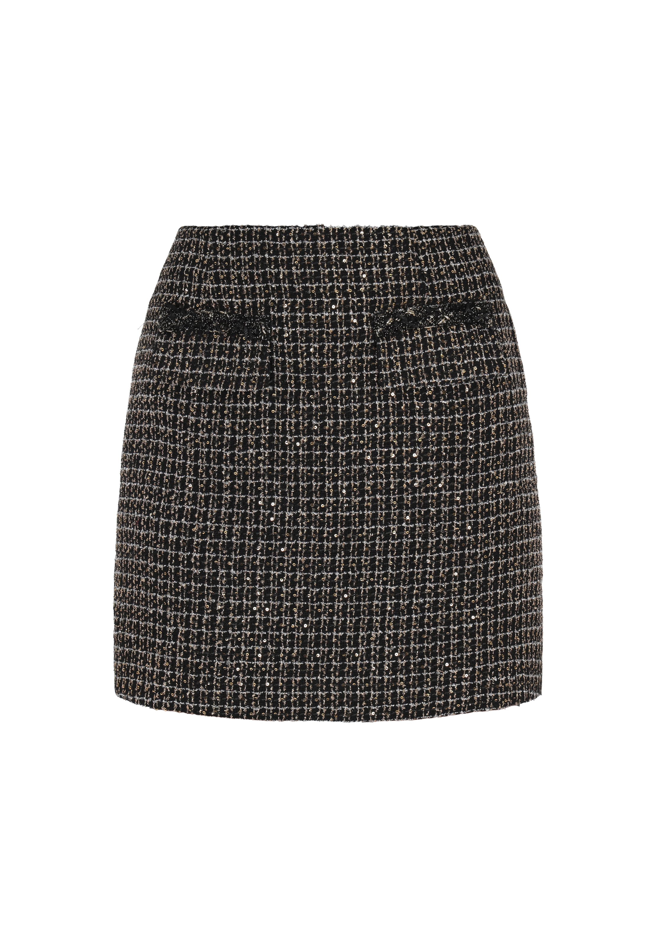 Jupe faina en noir : devant