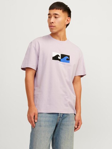 T-Shirt 'MARBELLA' JACK & JONES en violet : devant