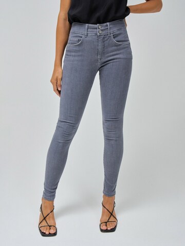 Salsa Jeans Skinny Jeans in Grijs: voorkant