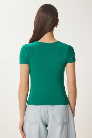 Bluză de la Happiness İstanbul pe verde