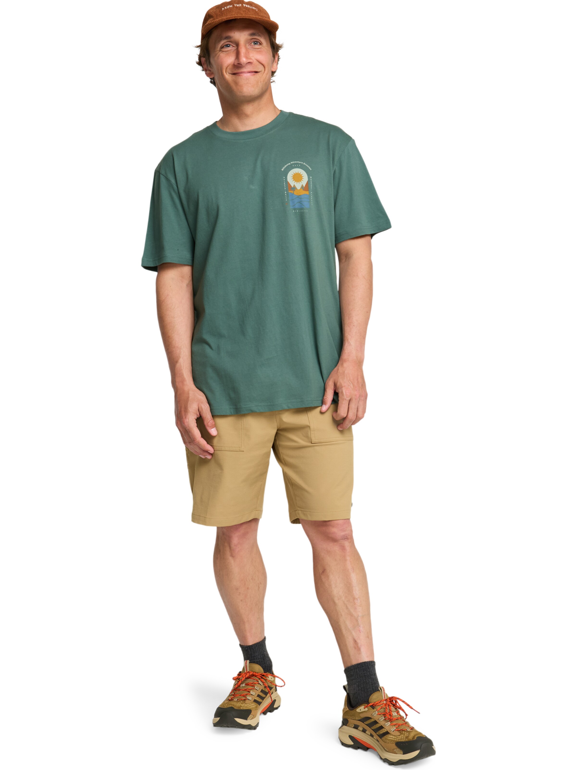 BILLABONG Shirt 'Sun Down' in Green