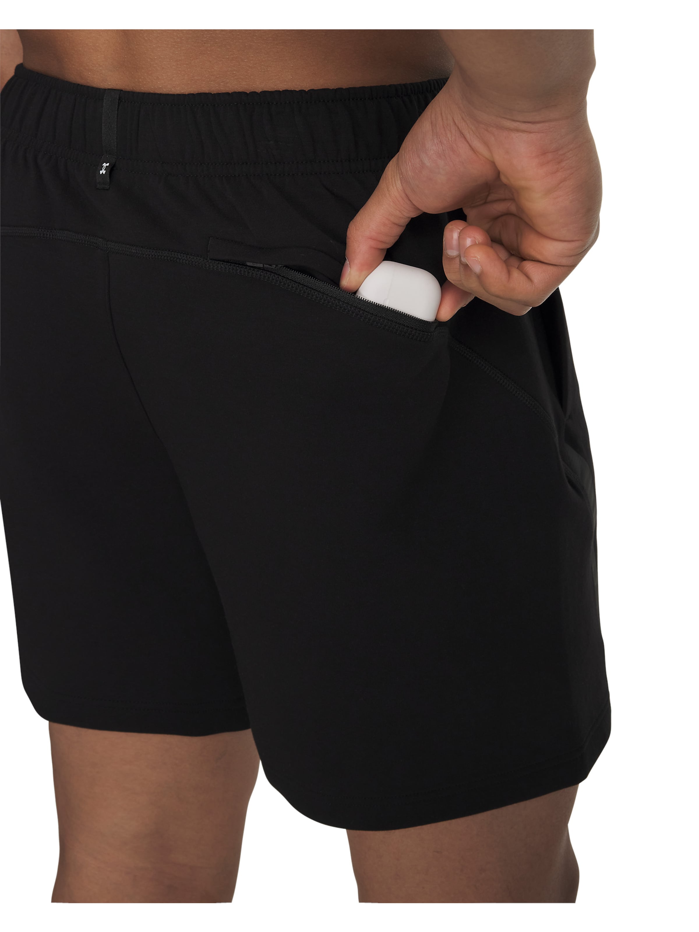 UNDER ARMOUR Regular Sportbroek 'Unstoppable Flc' in Zwart