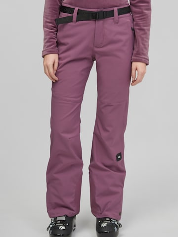 O'NEILL Regular Workout Pants 'Star' in Purple: front