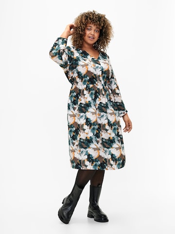 Zizzi Shirt Dress in Green