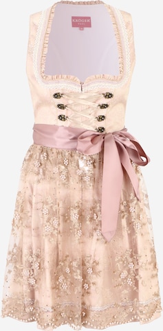 Krüger Madl Dirndl 'Kailia' in Pink: front