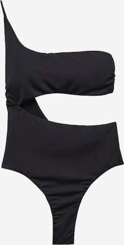 MANGO Swimsuit 'Ceres' in Black: front