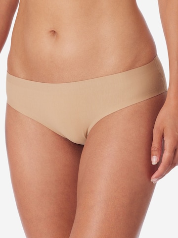 Slip ' Invisible Cotton ' SCHIESSER en beige : devant