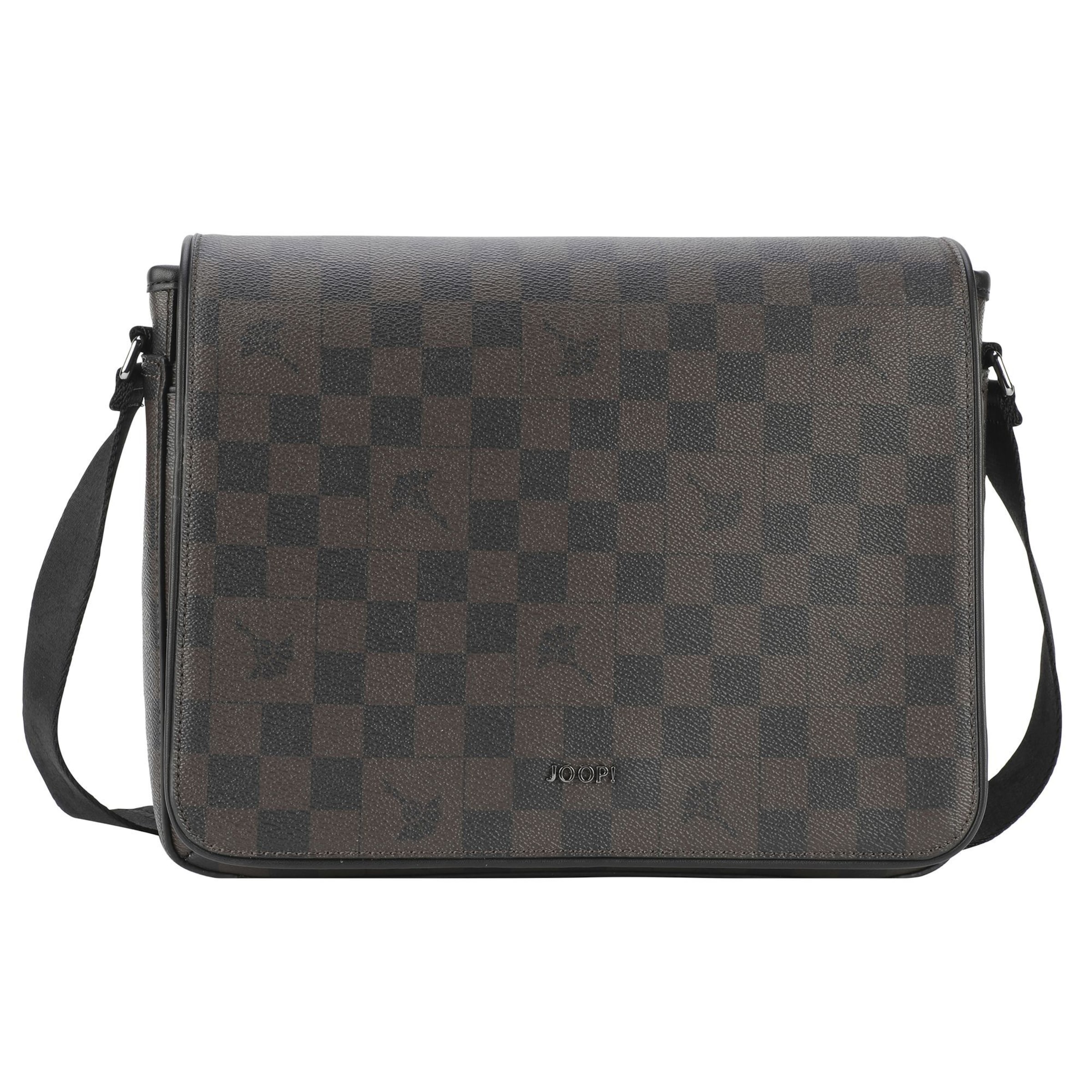 JOOP! - Messenger 'Cortina Piazza Nevio' em castanho: frente