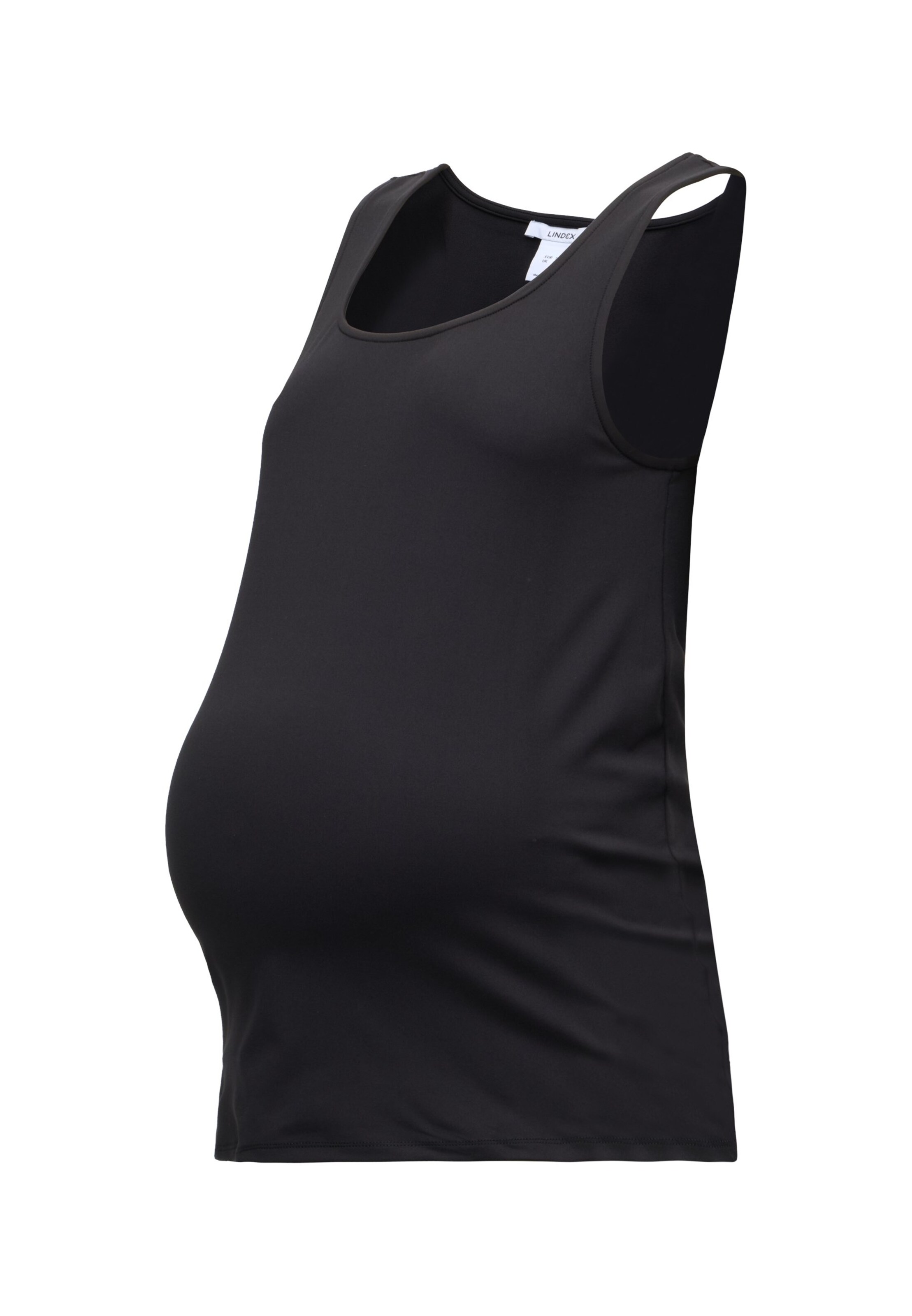 Lindex Maternity Top in Schwarz: Vorderseite
