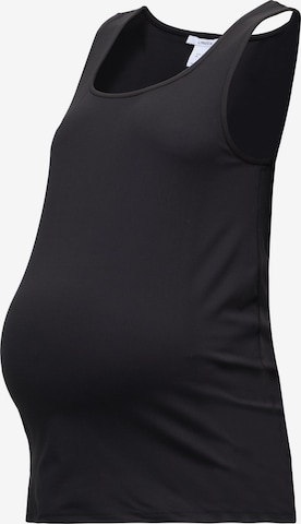 Lindex Maternity Top in Schwarz: Vorderseite