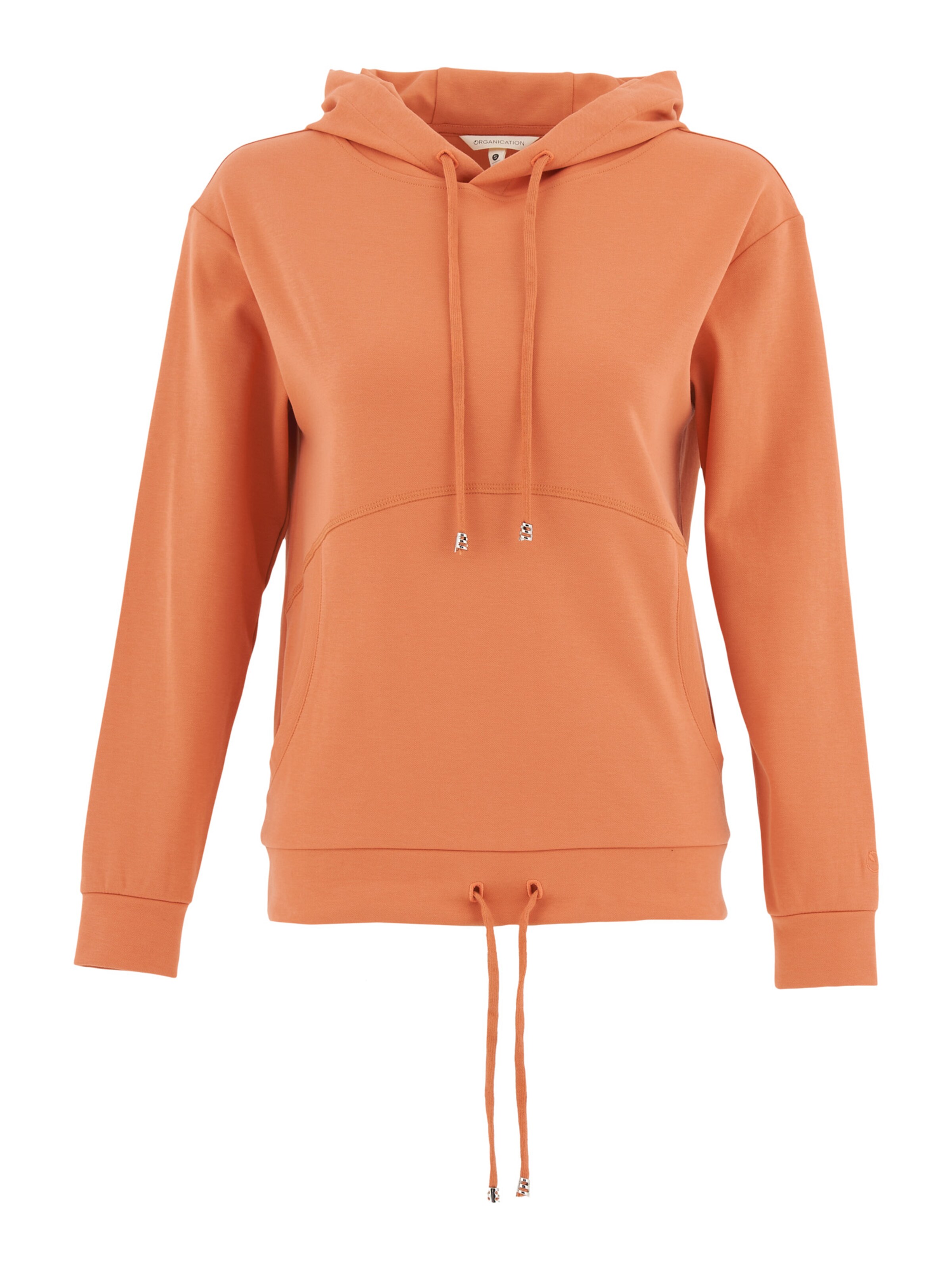 Organication Sweatshirt in Orange: Vorderseite