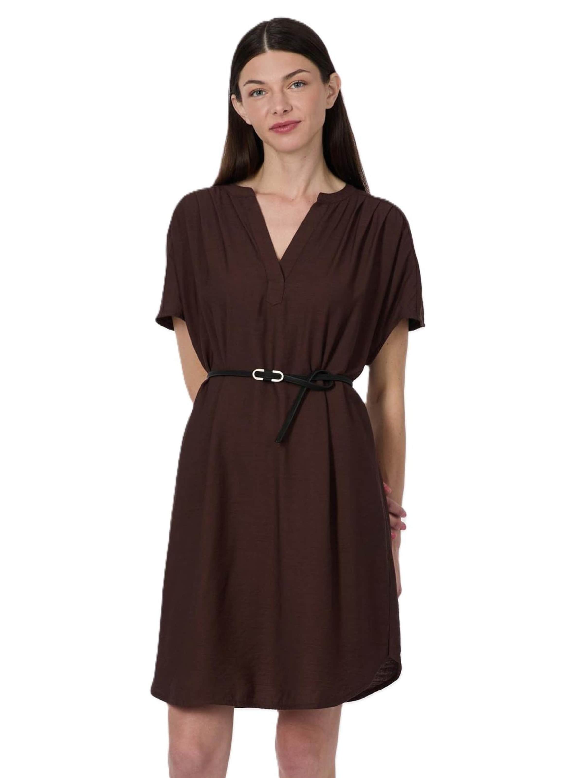 Ragwear Kleid 'KLARISA'‌‌‌‌‌‌‌‌ in Braun: Vorderseite