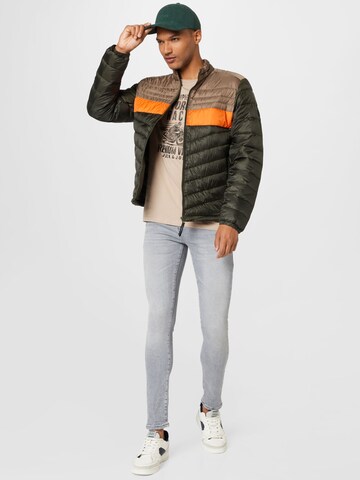 JACK & JONES Between-Season Jacket 'Hero' in Orange