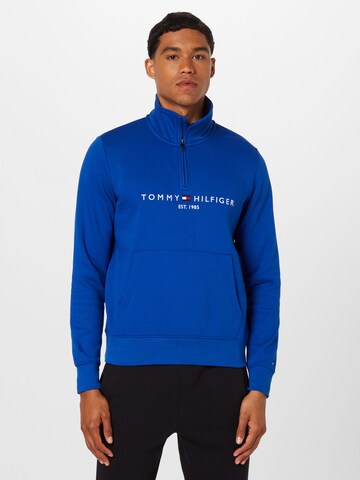 Sweat-shirt TOMMY HILFIGER en bleu : devant