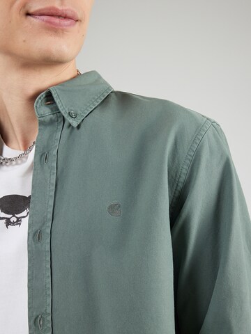 Carhartt WIP Regularny krój Koszula 'Bolton' w kolorze zielony