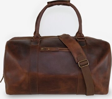 Buckle & Seam Weekender 'Willow' in Brown: front