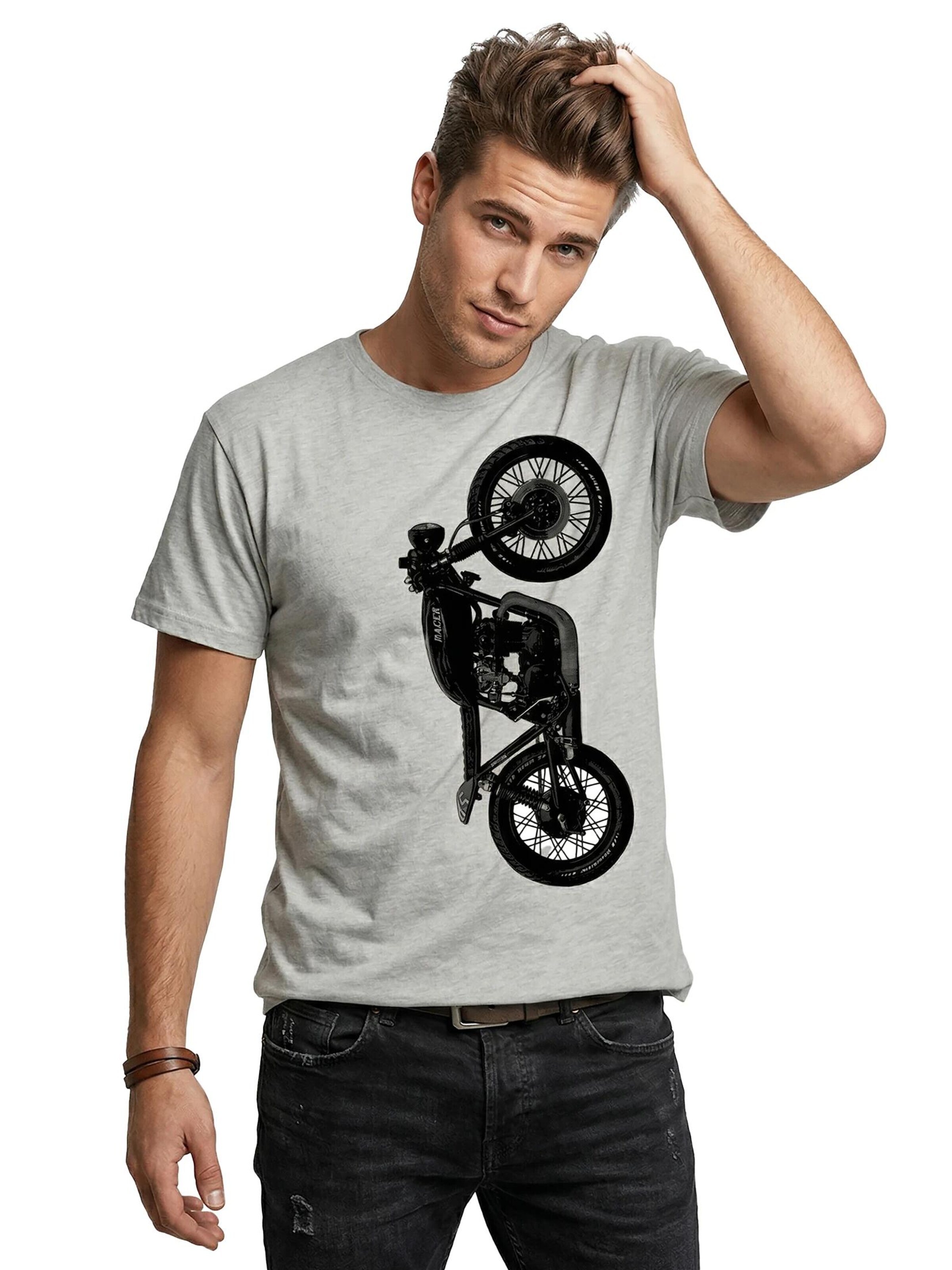 MAKAYA Shirt 'Big-CB' in Grey