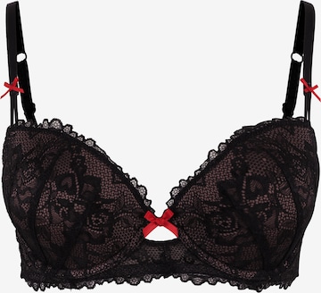 Push-up Soutien-gorge LASCANA en noir : devant