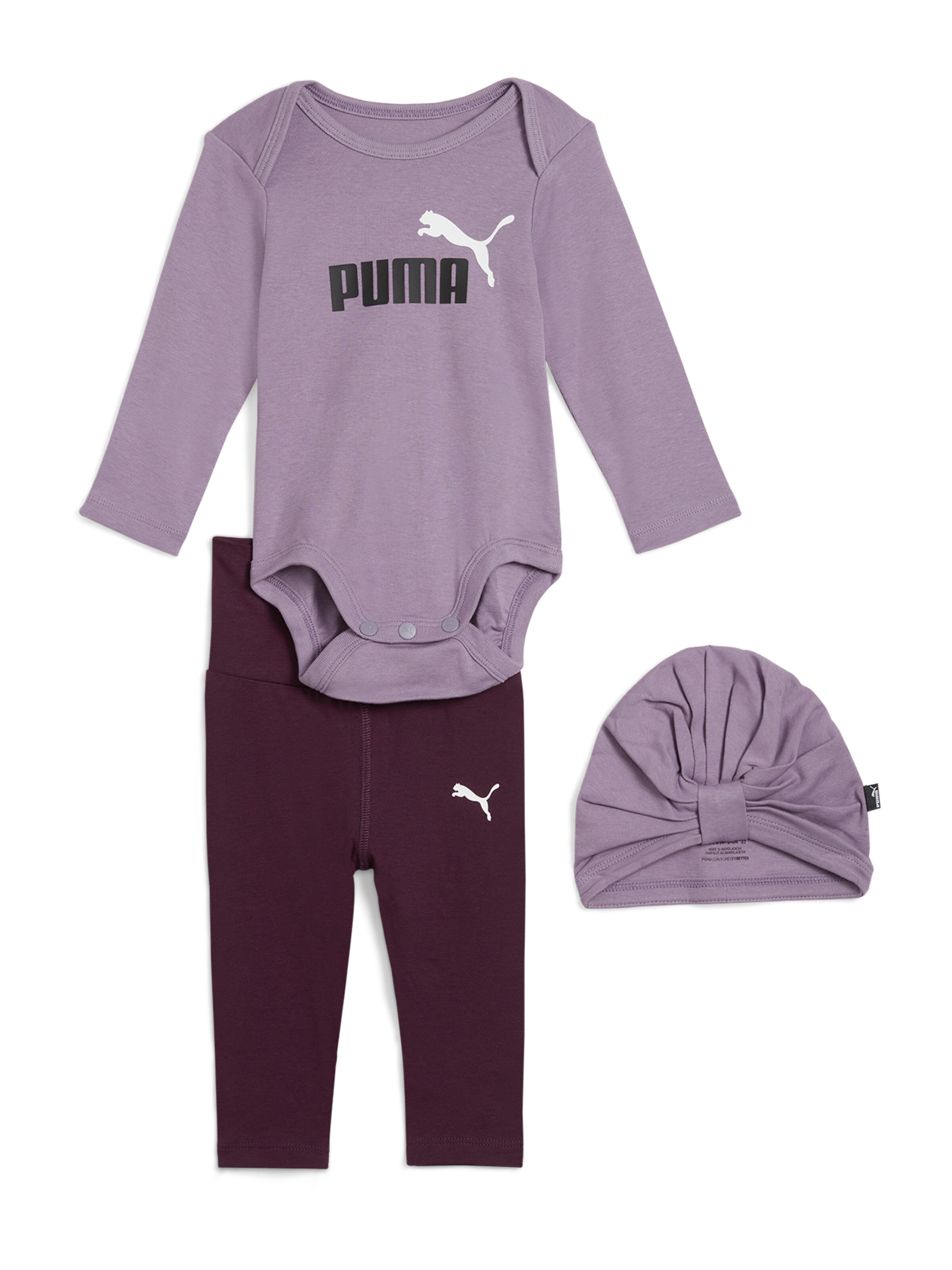 PUMA Set 'Minicats' in Lila: Vorderseite