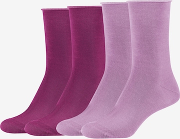 s.Oliver Socken in Lila: Vorderseite