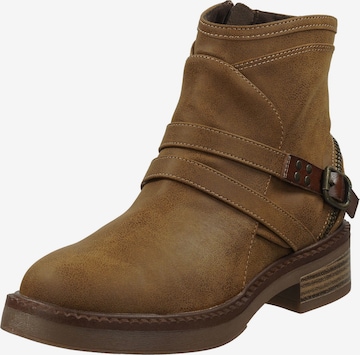 Blowfish Malibu Ankle Boots in Brown: front